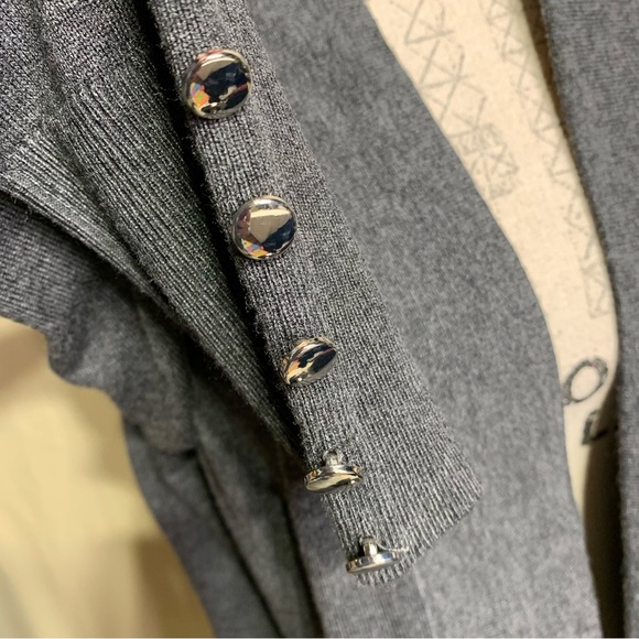 JM collection S Lightweight Soft Knit Longline Cardigan - Picture 4 of 8